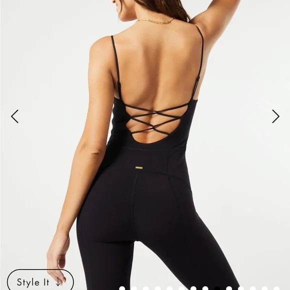 NEW L*space Black active Jumpsuit - Picture 7 of 7